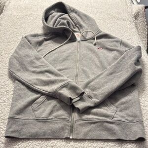 Levi's Heather Gray Zipup Hoodie